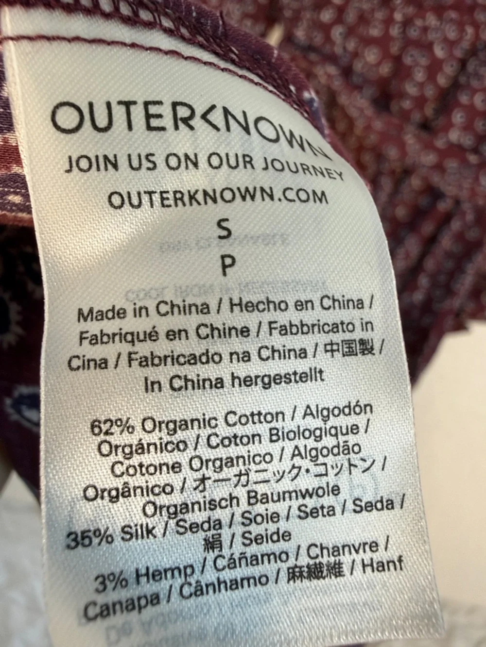 Outerknown Stardust Silk Blend Floral Ruffle Midi Dress - NWT - Size XS - Picture 7 of 7